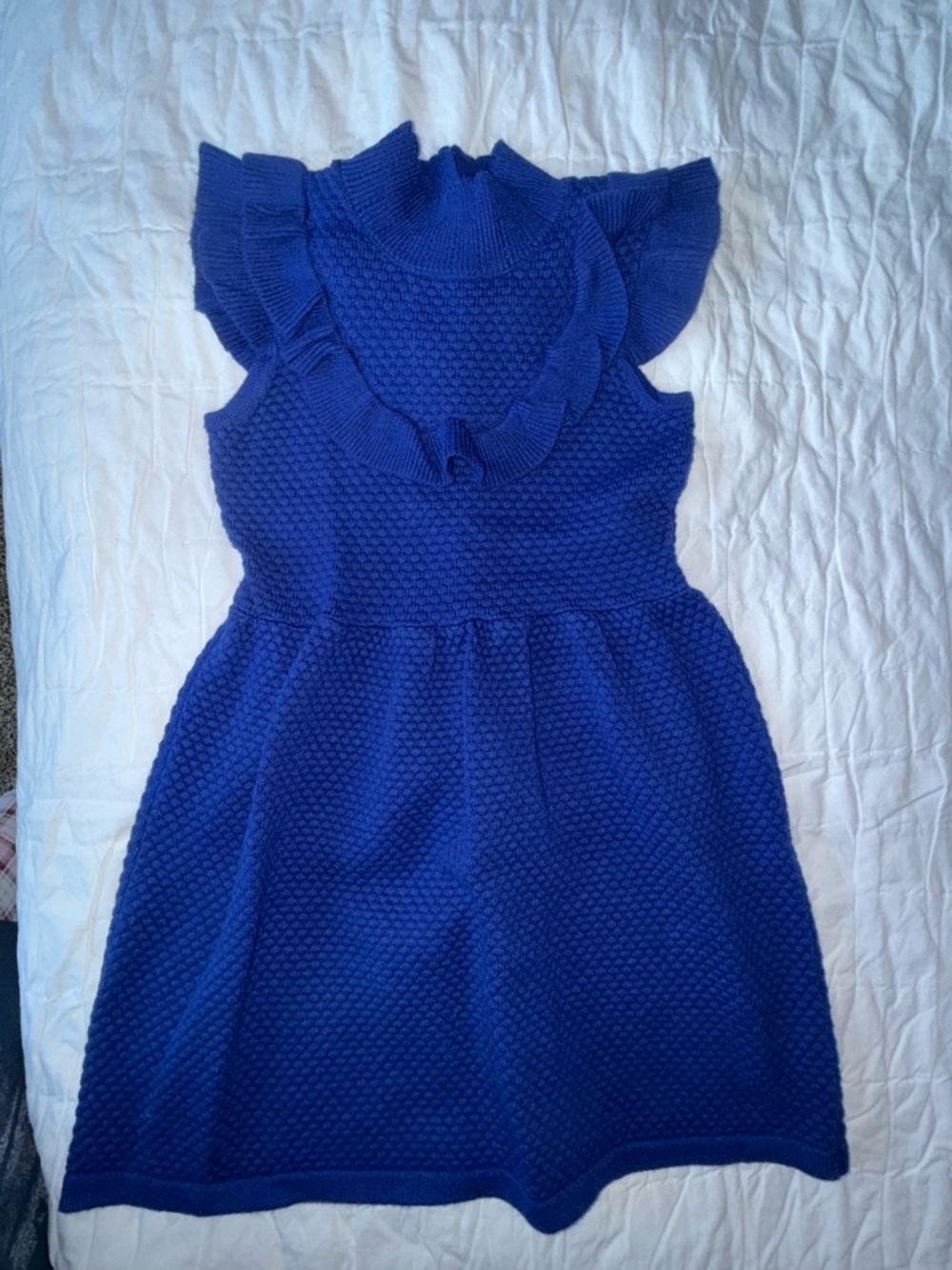 Janie and Jack Navy Ruffle Dress